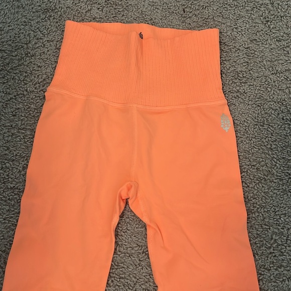 NWOT FP Movement by Free People Good Karma Leggings - Neon Orange - XS/S - Picture 2 of 5